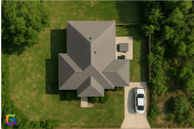 Current Aerial View of my Property (Generated by Google Gemini)