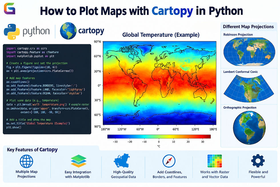 Cartopy in Python