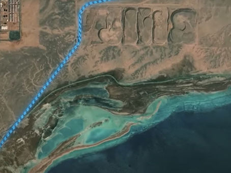 "The Line" in Saudi Arabia – Progress via Satellite Imagery (as of 2025)