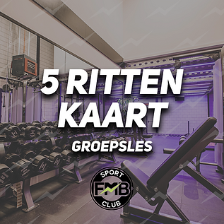 5 rittenkaart | FMB Sport Club Lansingerland