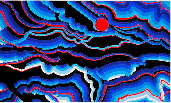 kunst art artwork kunstwerk künstler artist berlin urban art exhibition ausstellung abstract vibrant colorful urban street 