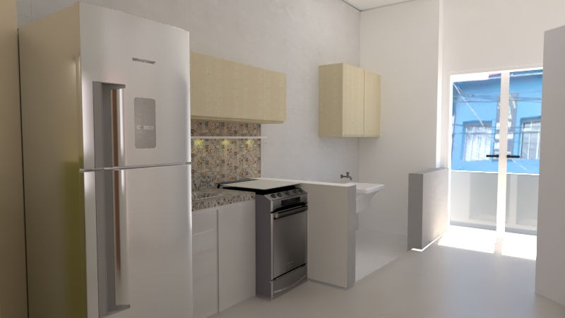 Imagem interna - cozinha apto 1
