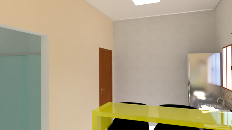 Imagem int - sala+coz+ban - apto 2