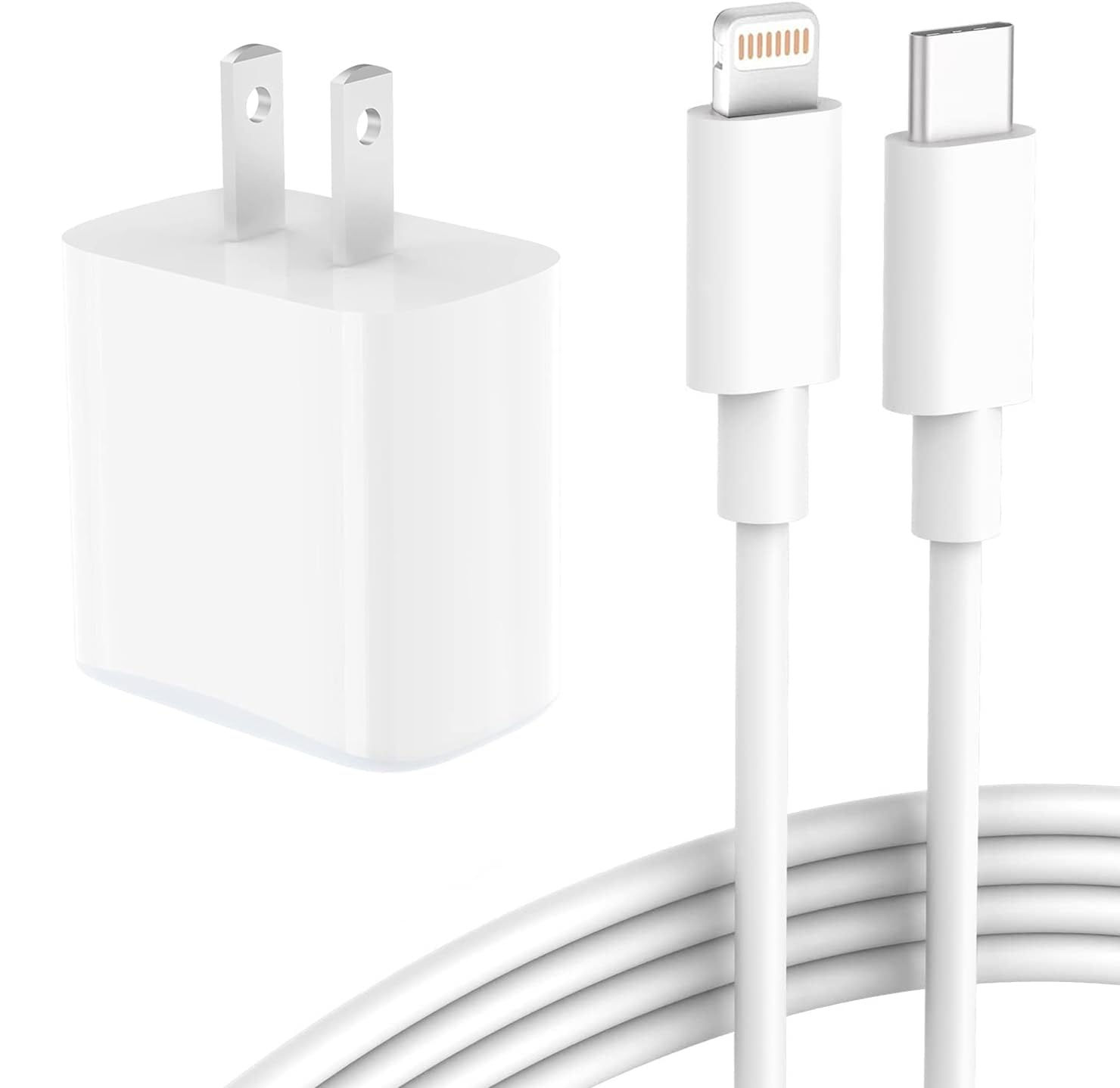 20W USB-C Fast Charger Kit with Extended Cable for Apple Devices