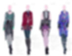 Act II costume renderings