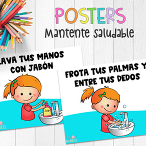 Lavado de manos, posters