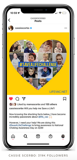 Cassie Scerbo x LifeVac #SaveALifeChallenge