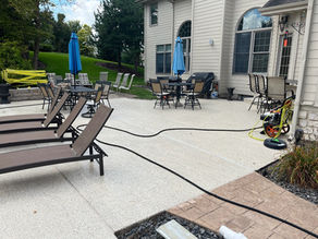 The Problem With Bare Concrete Around Pools and Patios in Northwest Indiana