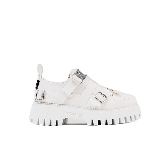 BRONX x CRUÈL - GROOV-Y LOW SHOE WHITE UNISEX | CRUÈL