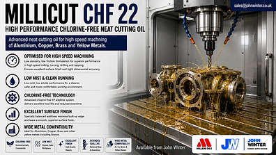 Millicut CHF 22 CNC Cutting Oil John Winter Foundry Supplies