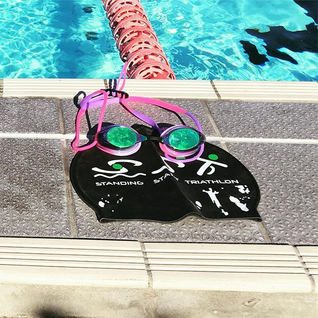 First swim back after Tweed and my wrist didn't hurt, only 1000m but I can start building toward Port Mac Ironman #roadtoport