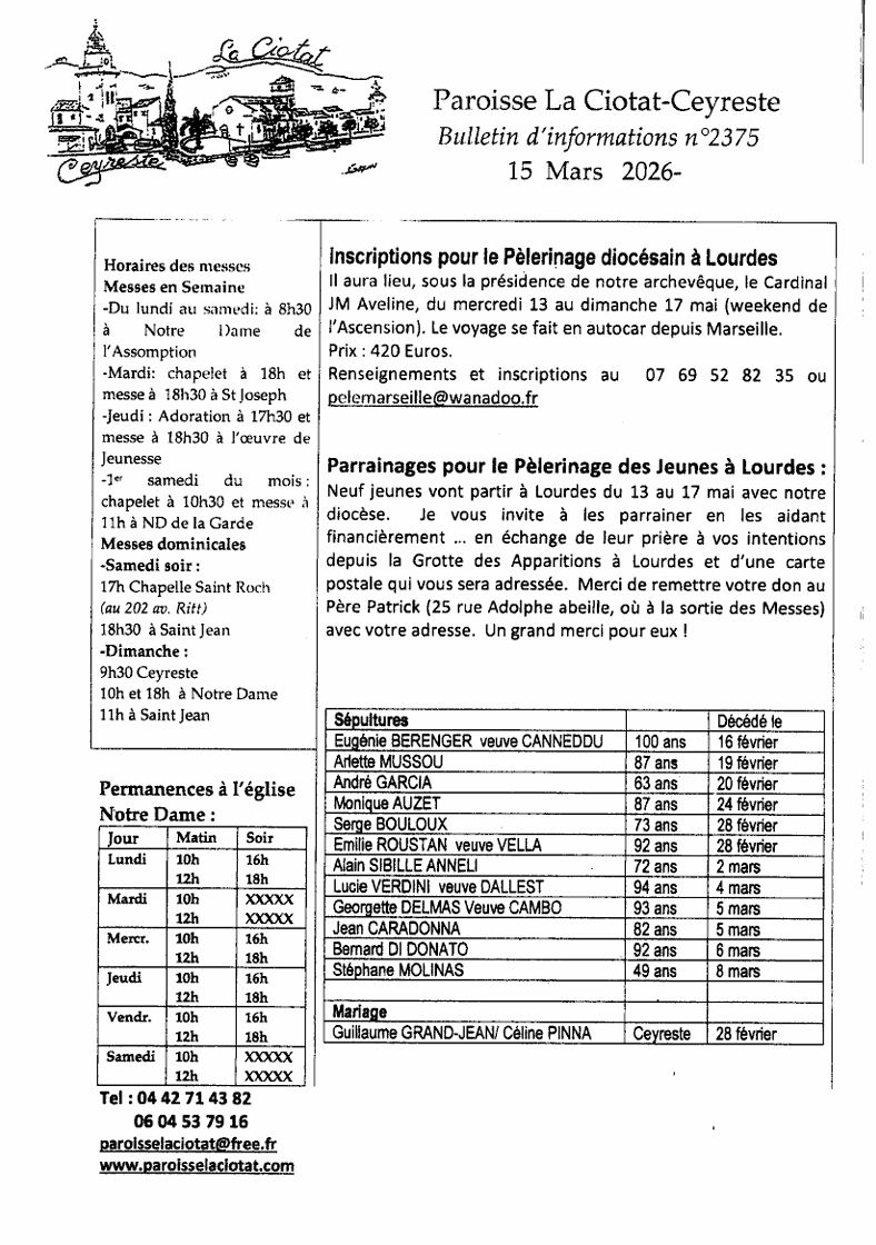 Bulletin N°2375 bis