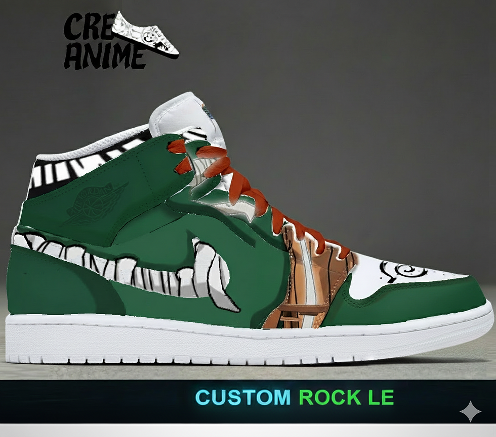 Miniature : Air jordan 1 Rock Lee (Naruto)