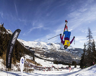 Mogul Skiing In Verbier