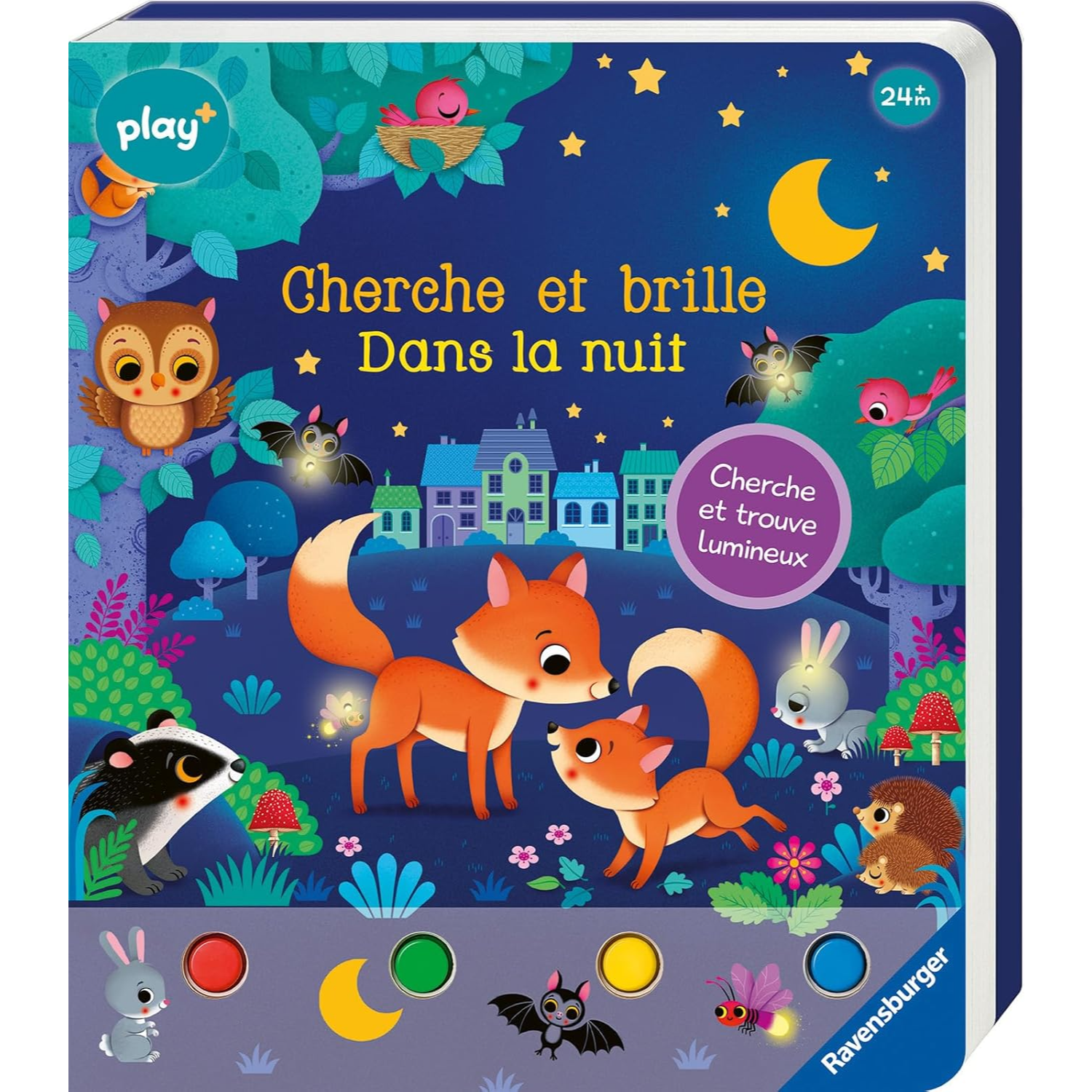 Livre lumineux Cherche et brille - Dans la nuit