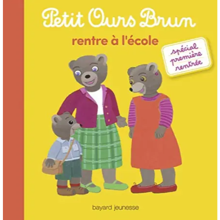 Petit ours brun rentre à l'école