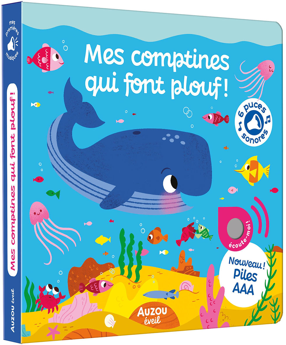 Mes comptines qui font plouf!