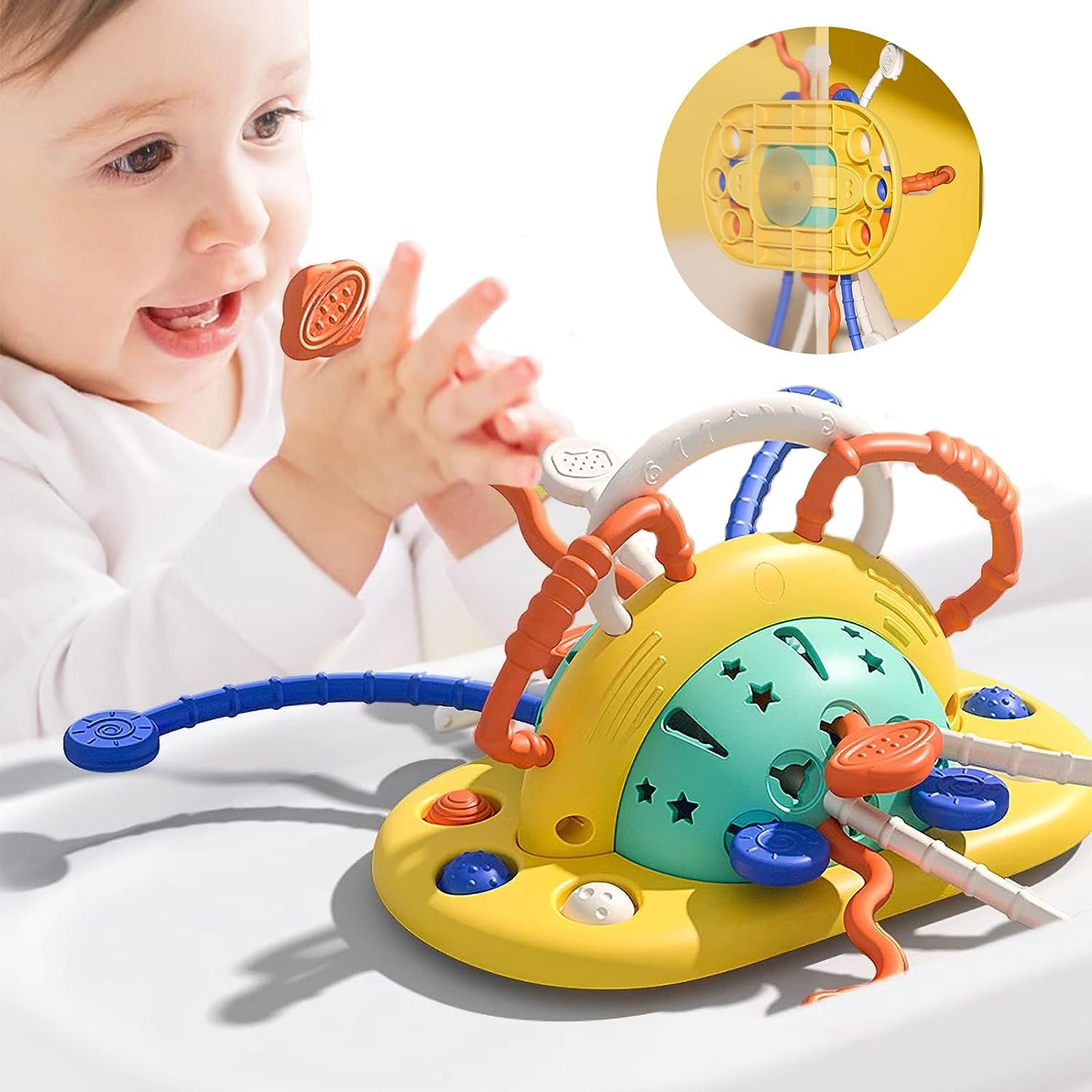 Jouet d'activités UFO ventouse