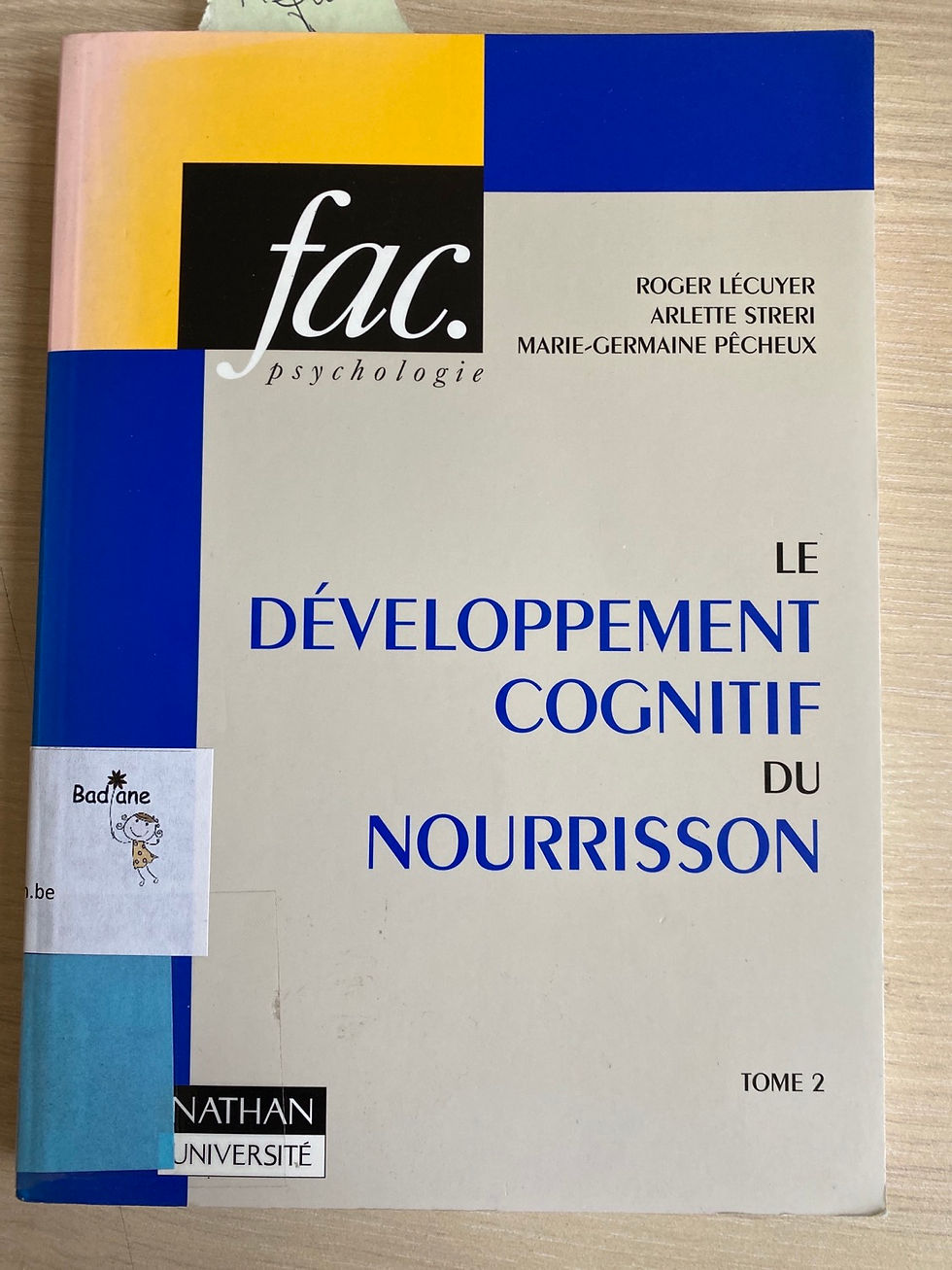 Développement cognitif du nourrisson