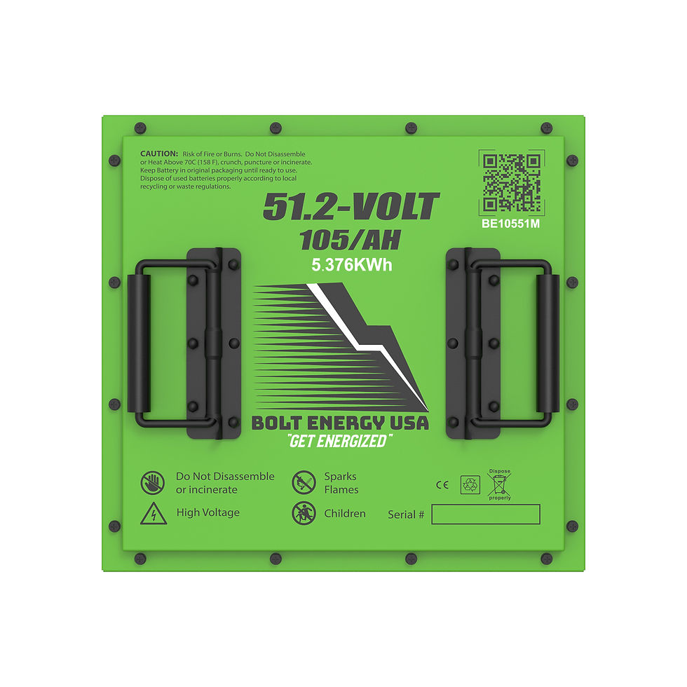 Thumbnail: Bolt Energy Battery Bundle, 51V 105ah, for Club Car DS
