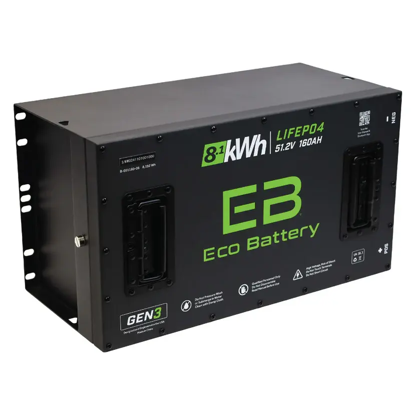 Thumbnail: Eco Battery Gen3 51V 160Ah EZGO RXV Bundle