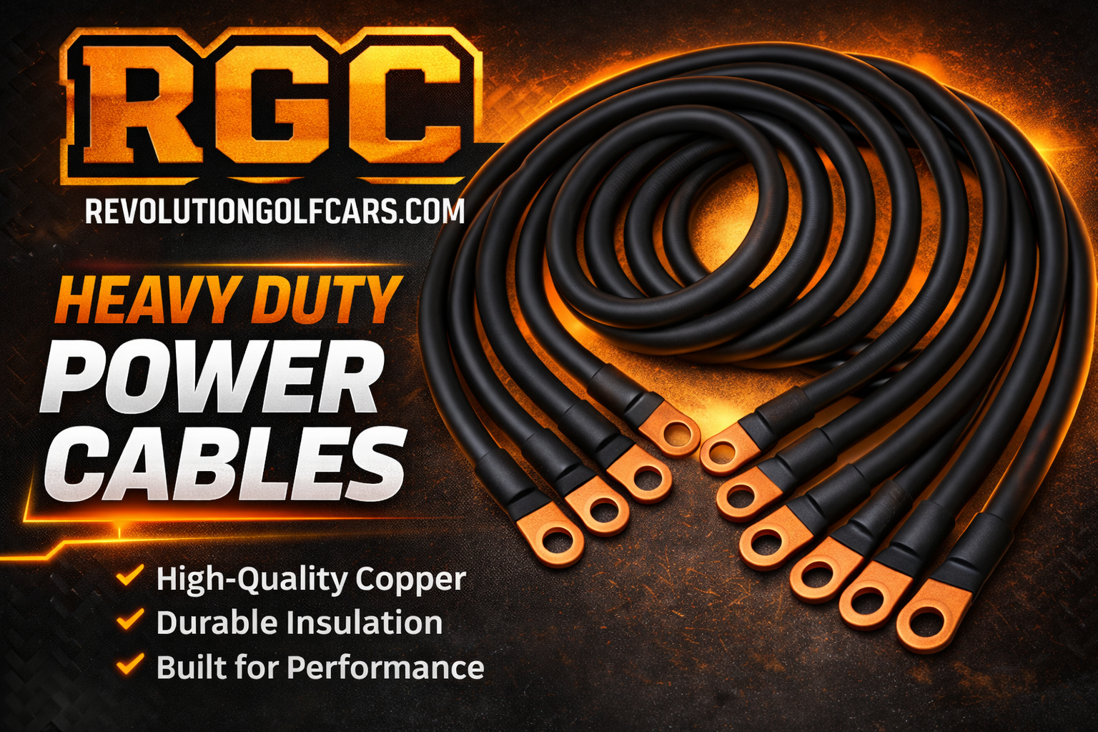 Custom Cable Set. Select Model, Size, and Battery Configuration