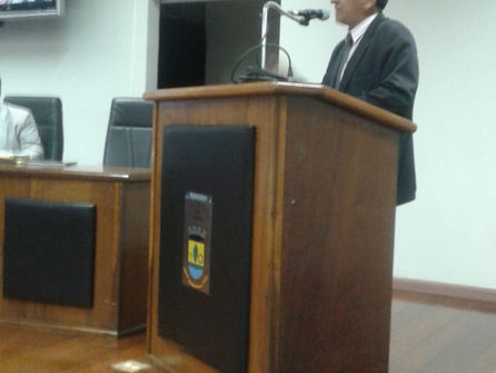 DIRETOR JOÃO CLAIR NA CÂMARA DE VEREADORES DE GUAÍBA