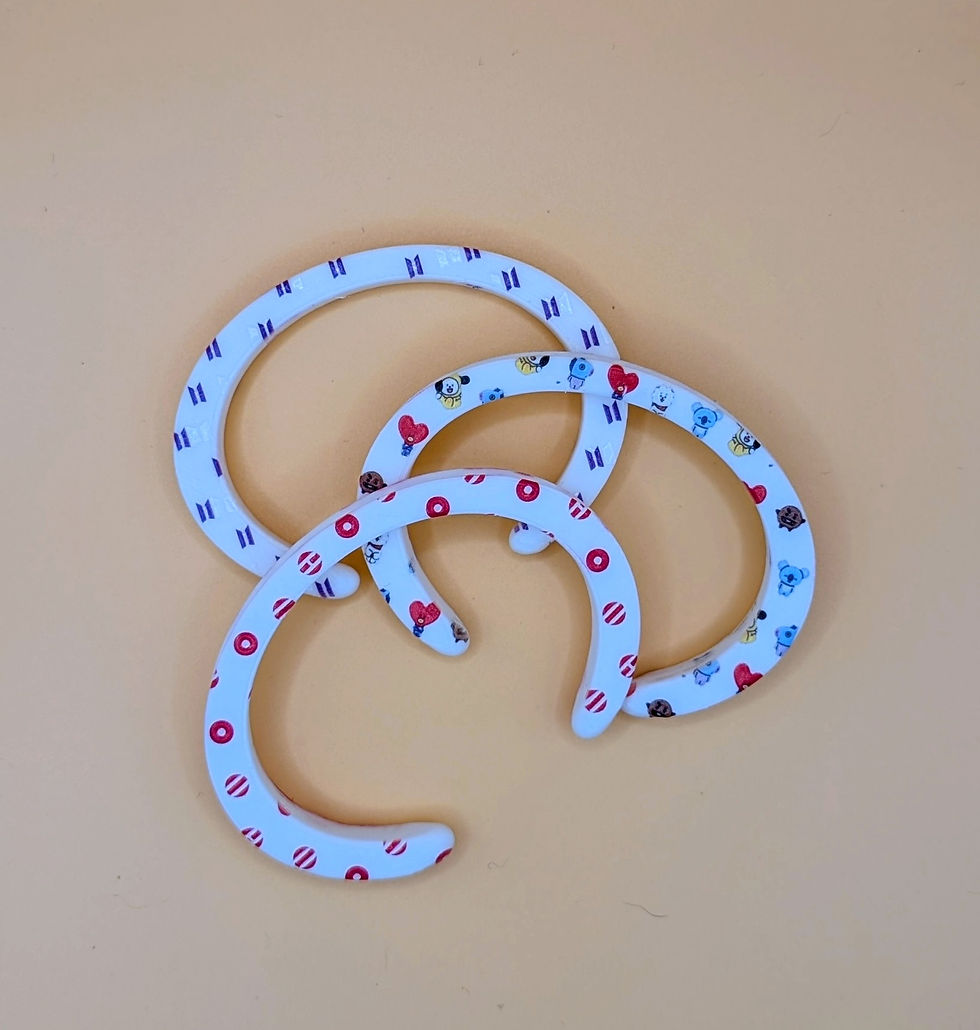 Thumbnail: Bangtan Bangle - Hairtie Holder & Sensory Tool