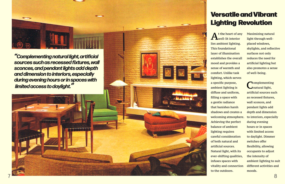 Versatile and Vibrant Lighting Revolution Spread