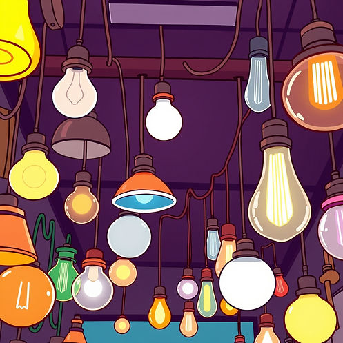 assorted light fixtures on display.jpg