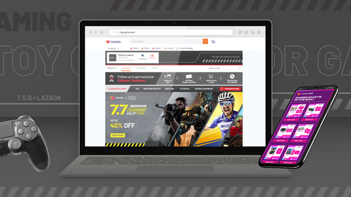 Toy Or Game × Lazada Store Design