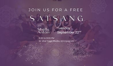 Next Free Satsang Tue Sep 22