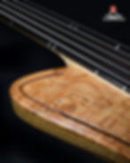 縮圖：Meridian Horizon Semi-Acoustic 5 Fretless Spalted Maple