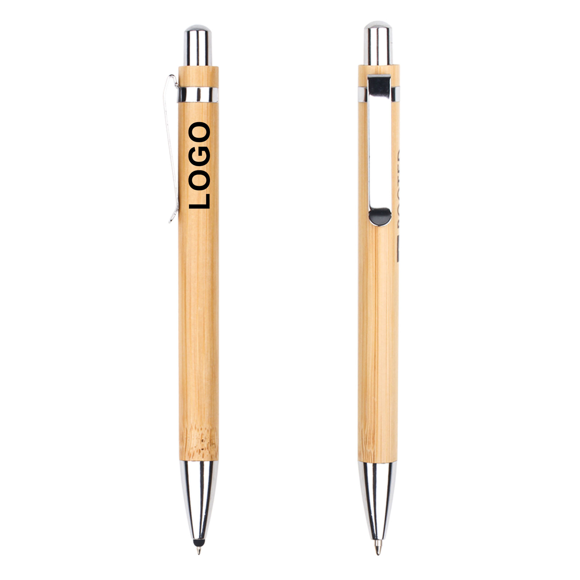 Bamboo Click Ballpoint Pen (Eco-Friendly)