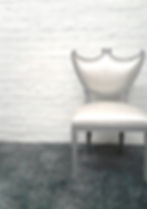 Grey Side Chair Refinish