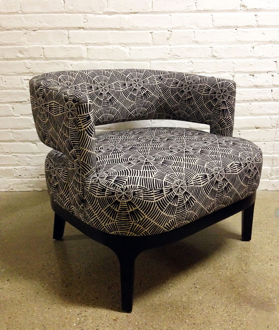 Side Chair with Ebony Frame