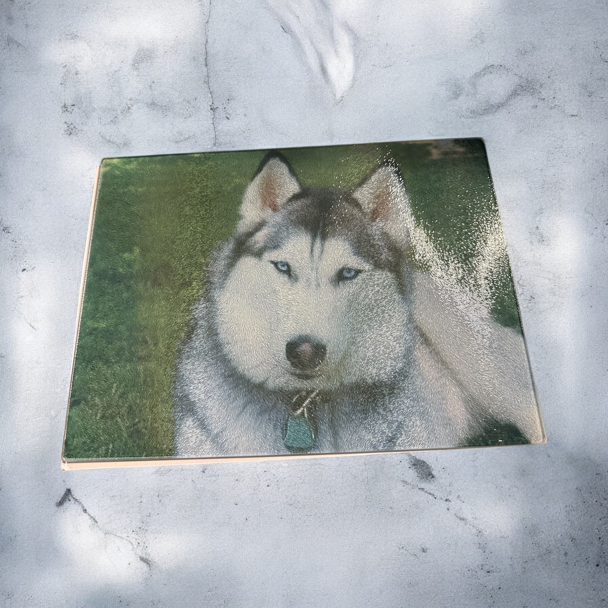 Custom 11x15 Tempered Glass Cutting Board/Trivet