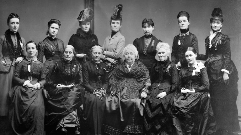 Women at Seneca Falls Convention, 1848