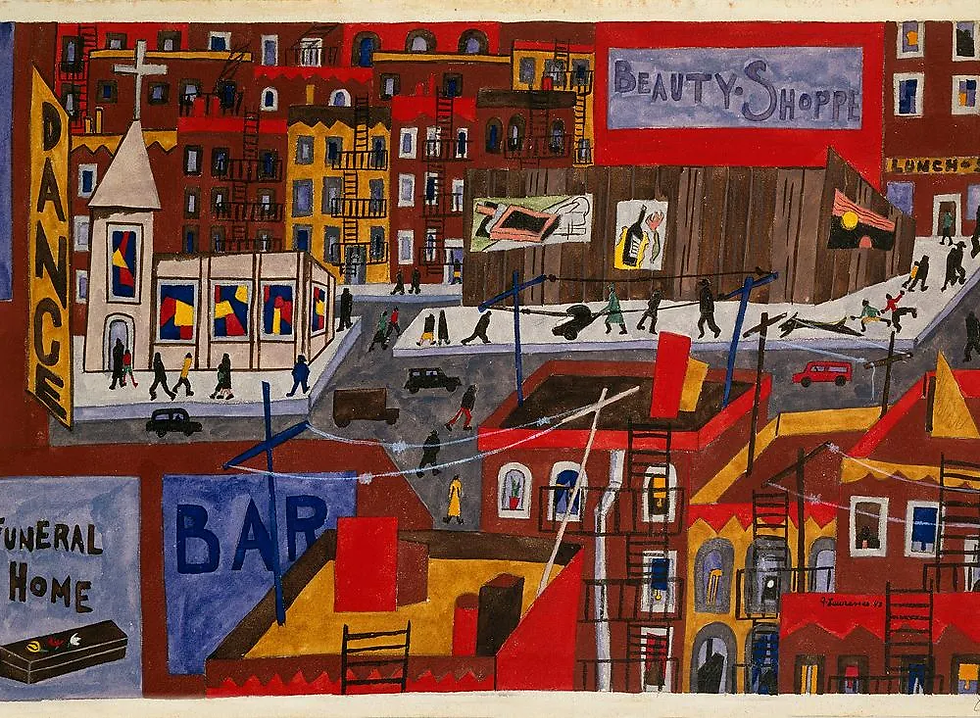 Jacob Lawrence, This is Harlem (1943)
