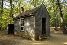 Thoreau's cabin at Walden Pond.