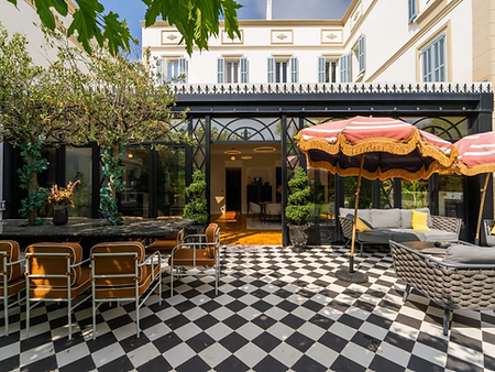pergola style parisien pour un hôtel particulier