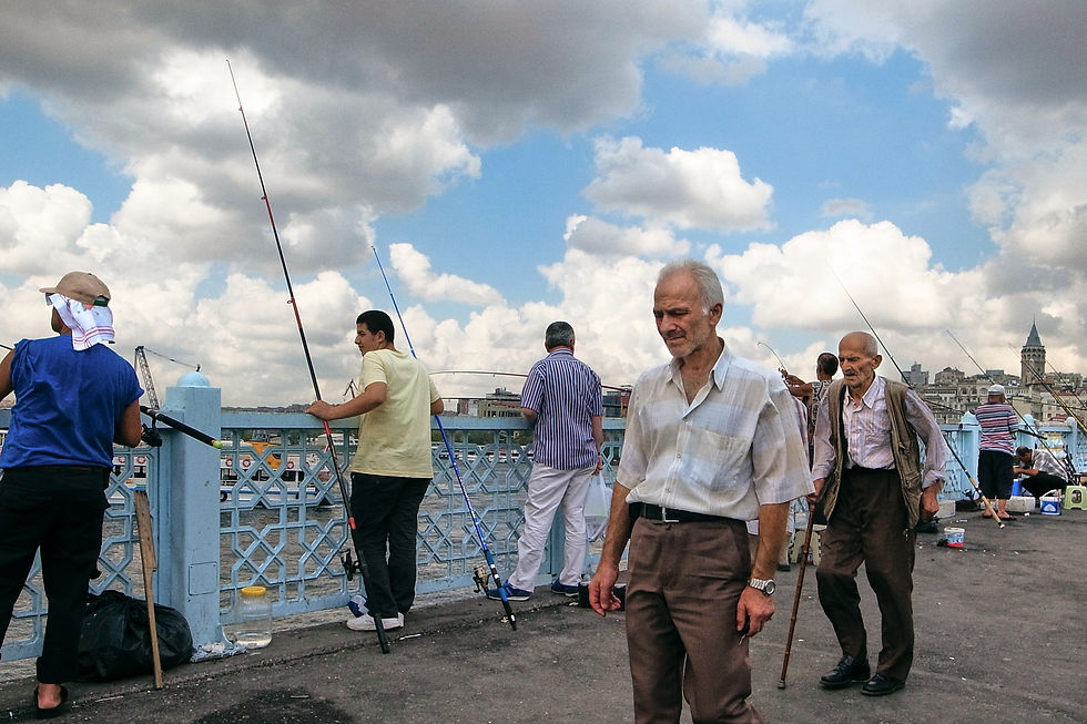 istanbul, reportage, marco ramin, marco ramin photographer, marco ramin workshop, Galata Köprüsü, galata bridge, ponte di galata, fisherman, pescatore