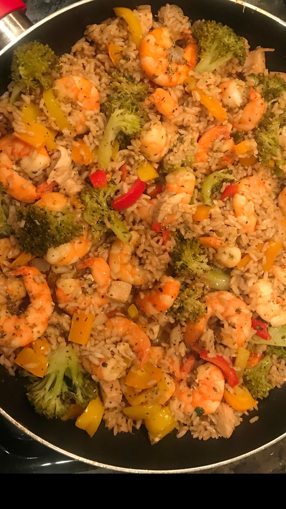 Thumbnail: Shrimp Stir Fry w/rice (Family Style Dish)
