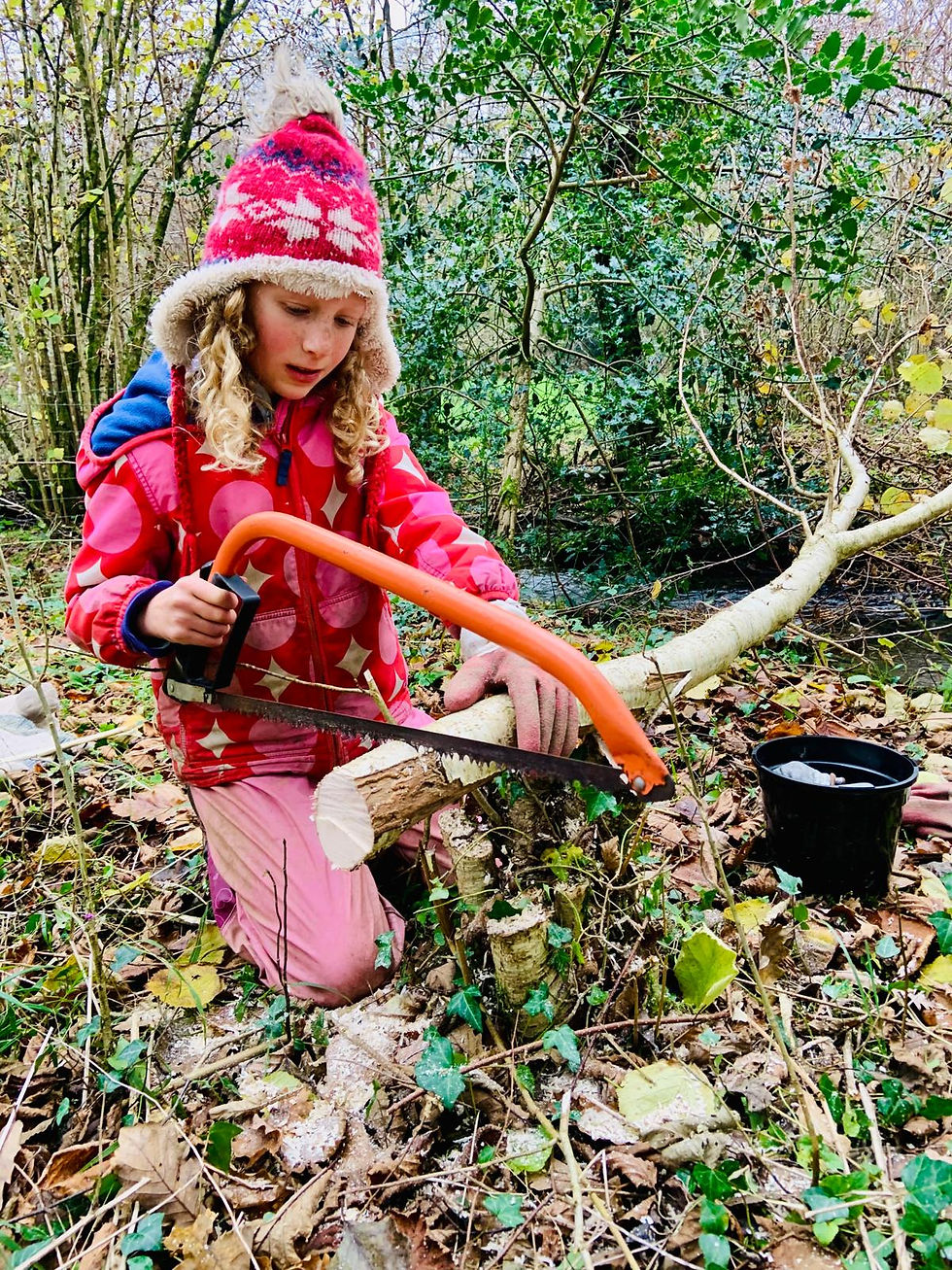 Children's Christmas Craft Forest School