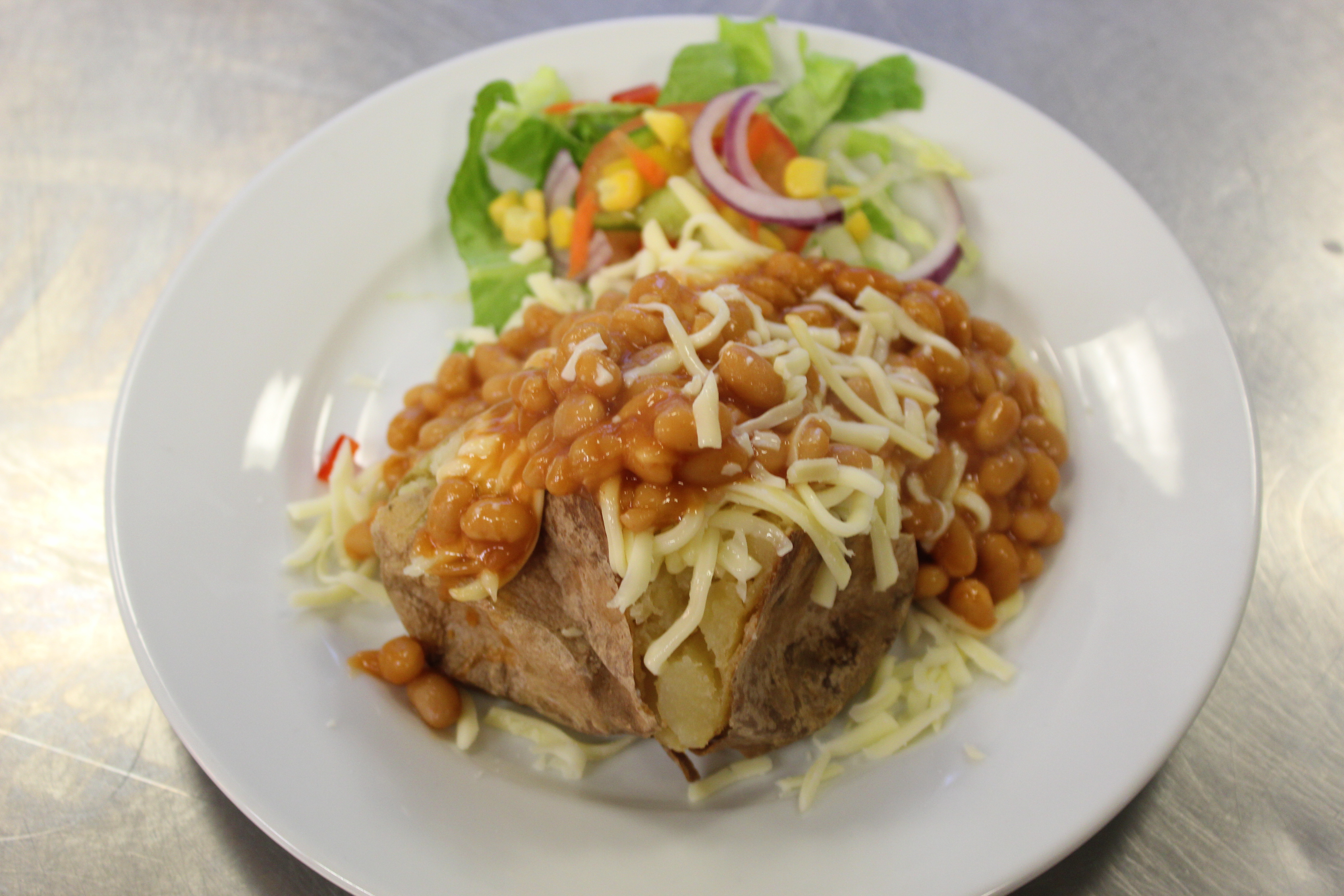 Arranged Food and Objects