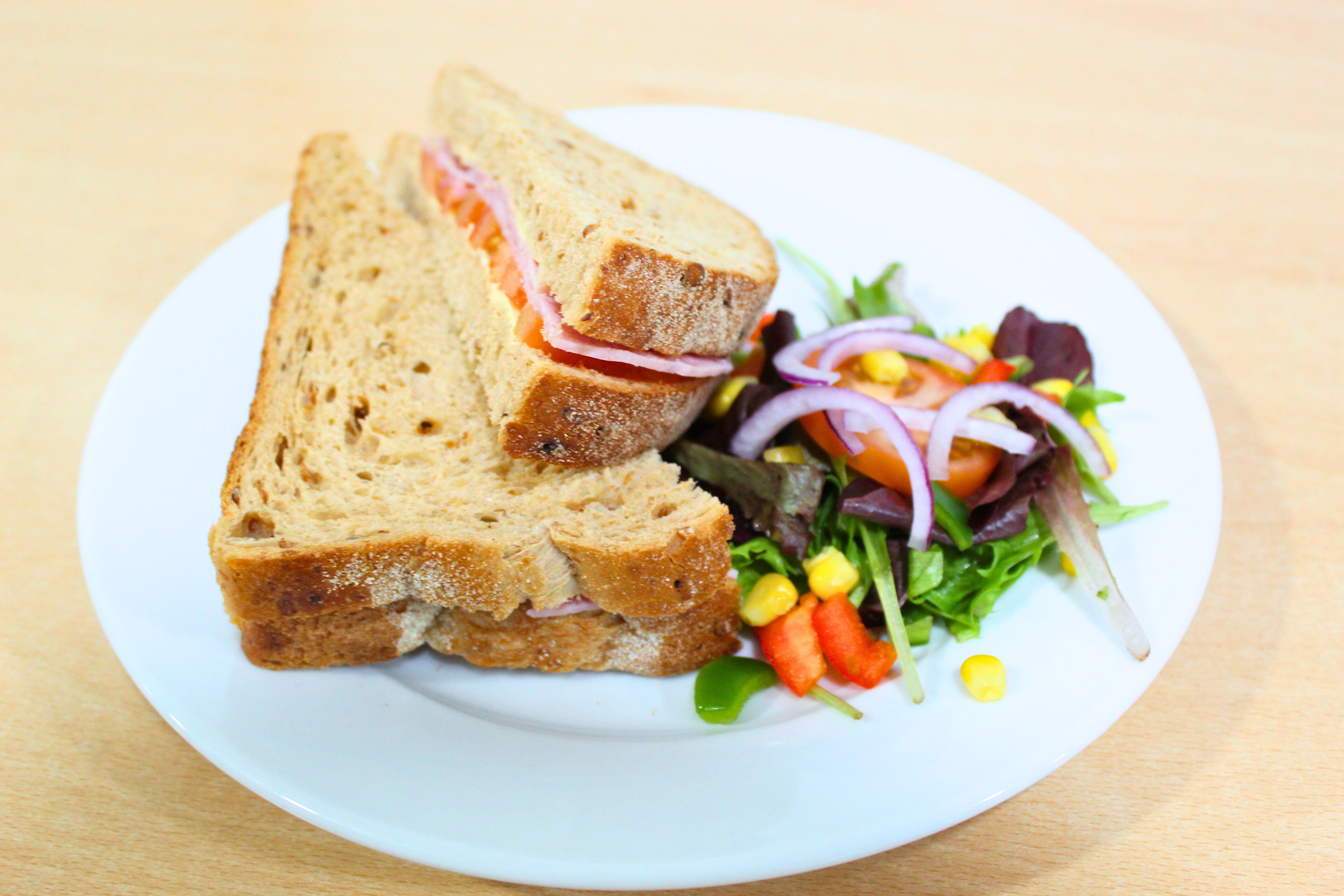 Arranged Food and Objects