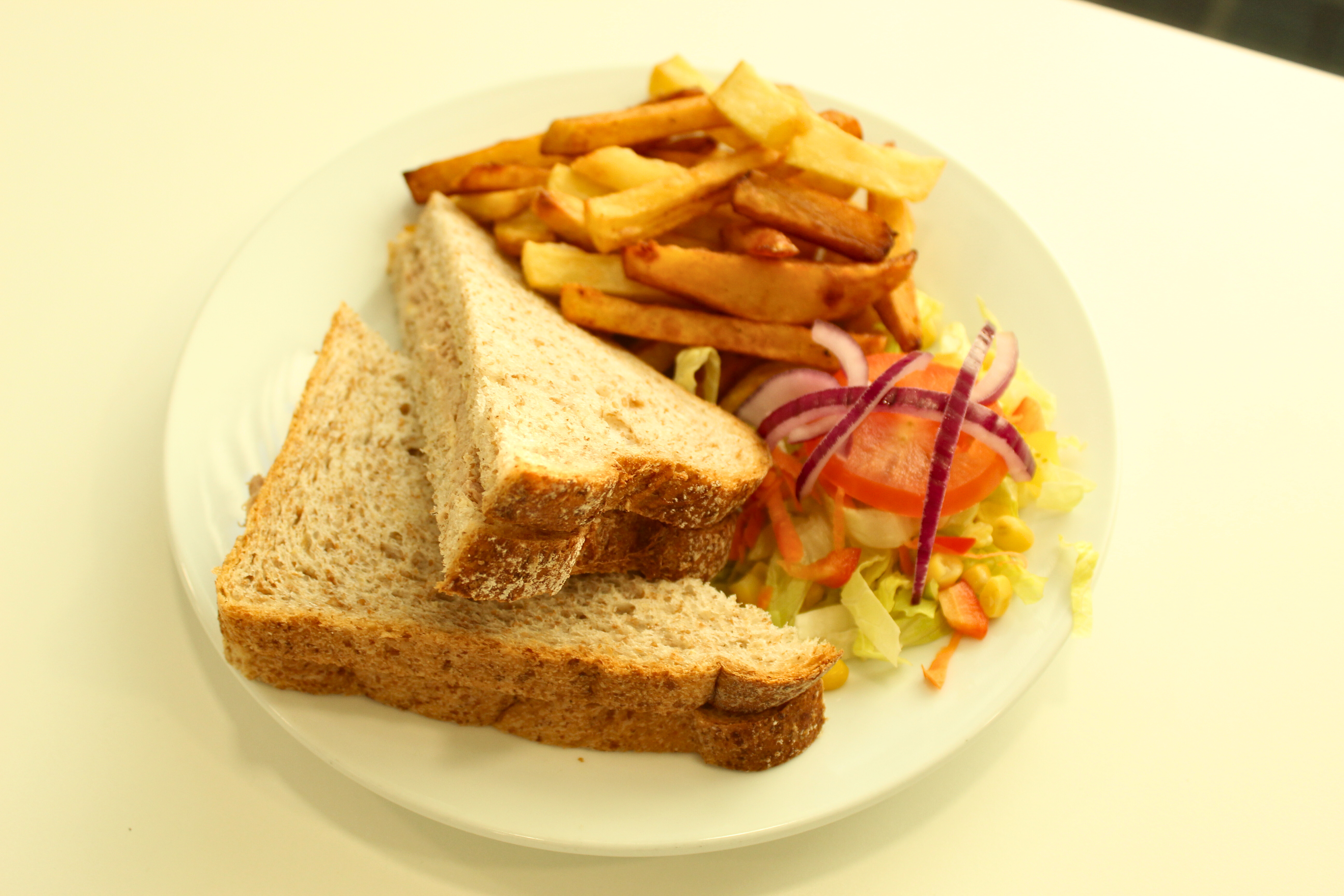 Arranged Food and Objects