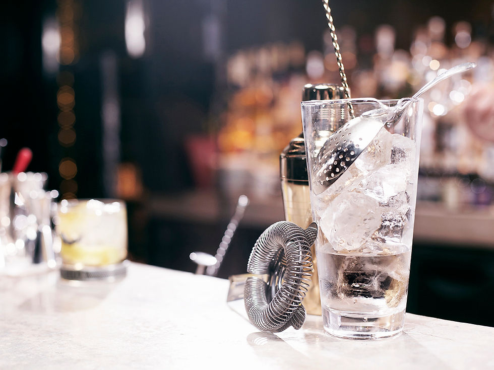 Cocktail Preparation Scene