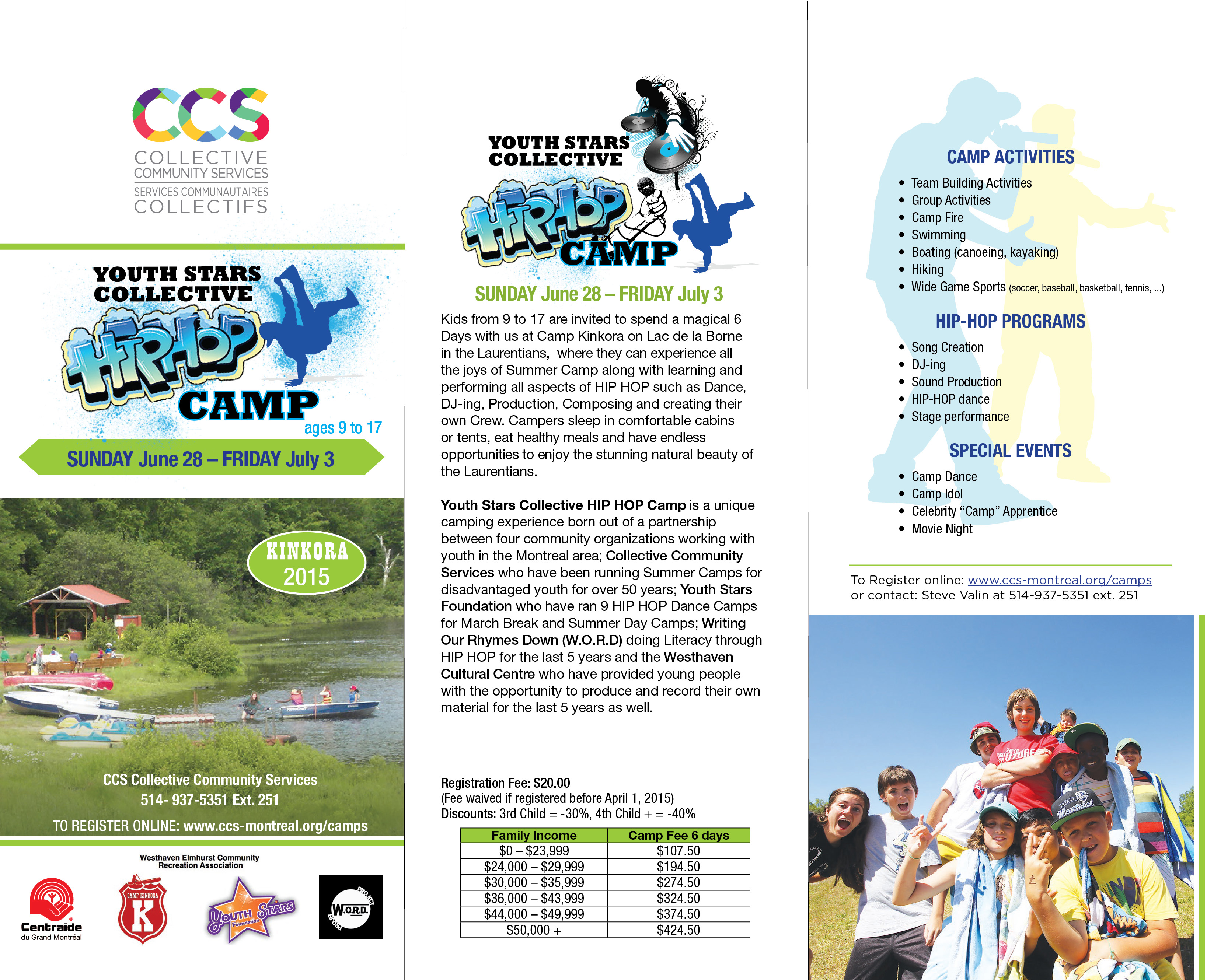 tri-fold pamphlet