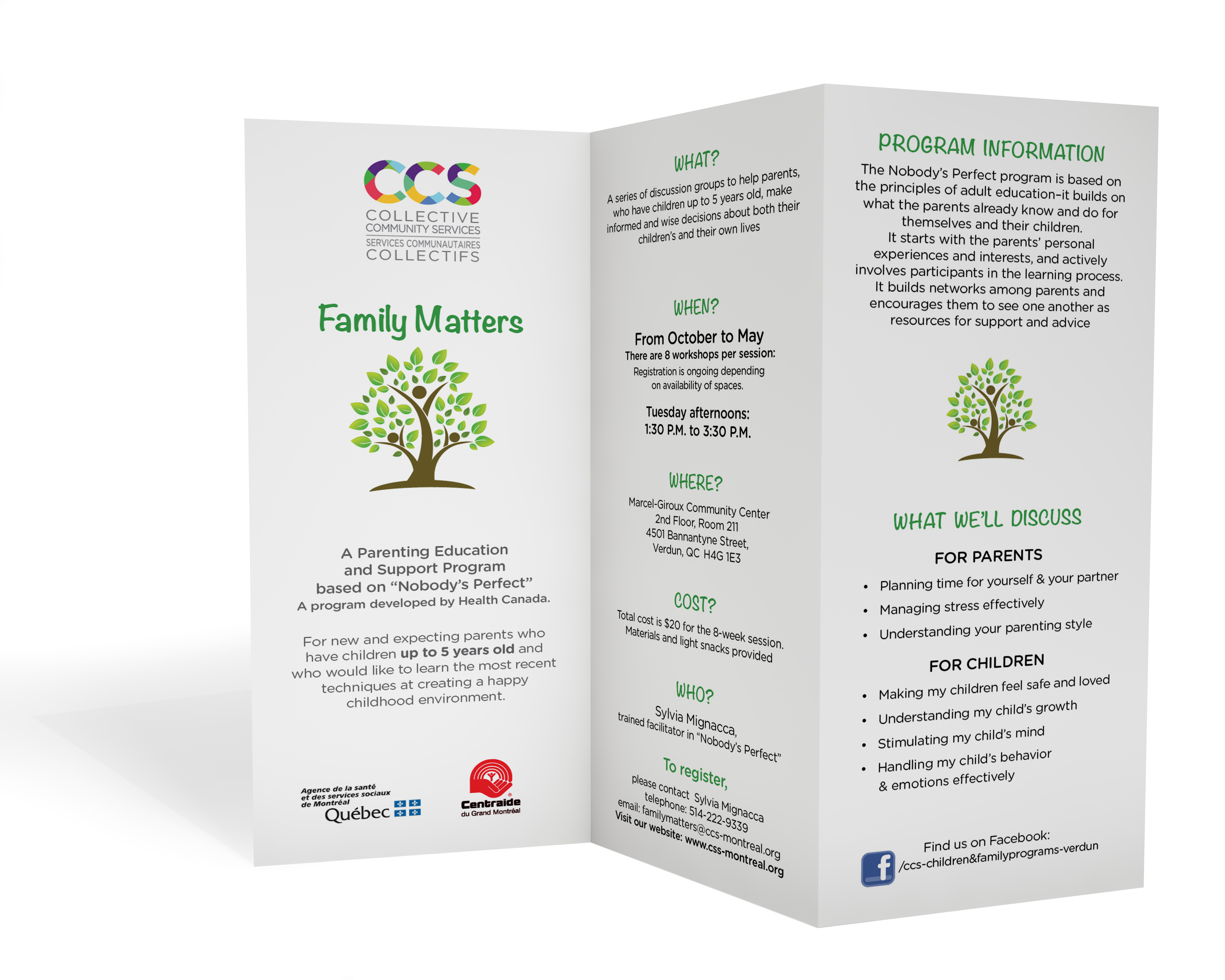 Tri-fold pamphlet